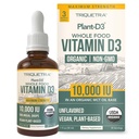 Βιολογική βιταμίνη D3 10.000 IU - Φυτό D3, Vegan, Μέγιστη δύναμη Υπογλώσσιο Υγρό D3 σταγόνες - 200% Υψηλότερη απορρόφηση, 100% Φυτική Βασιζόμενη Cholecalciferol Form & Vegan D3, Ρυθμιζόμενη δοσολογία (30 μερίδες)