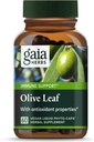 Gaia Herbs Olive Leaf - Traditional Immune Health Support - Immune System Supplement with Olive Leaf Extract & Oleuropein* - 60 Vegan Liquid Phyto-Caps (30-Day Supply)
