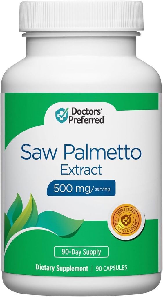PREFERRED Doctors' Saw Palmetto για άνδρες και γυναίκες συμπλήρωμα εκχύλισμα - 500 mg / Serving 
