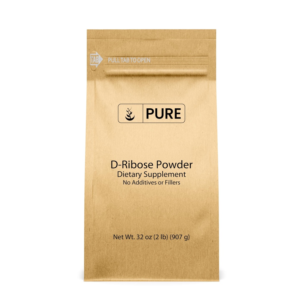 Καθαρό αρχικό συμπλήρωμα διατροφής D-Ribose (2lb), χωρίς γλουτένη, χωρίς γλουτένη, χωρίς γεύση