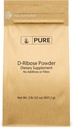 Καθαρό αρχικό συμπλήρωμα διατροφής D-Ribose (2lb), χωρίς γλουτένη, χωρίς γλουτένη, χωρίς γεύση
