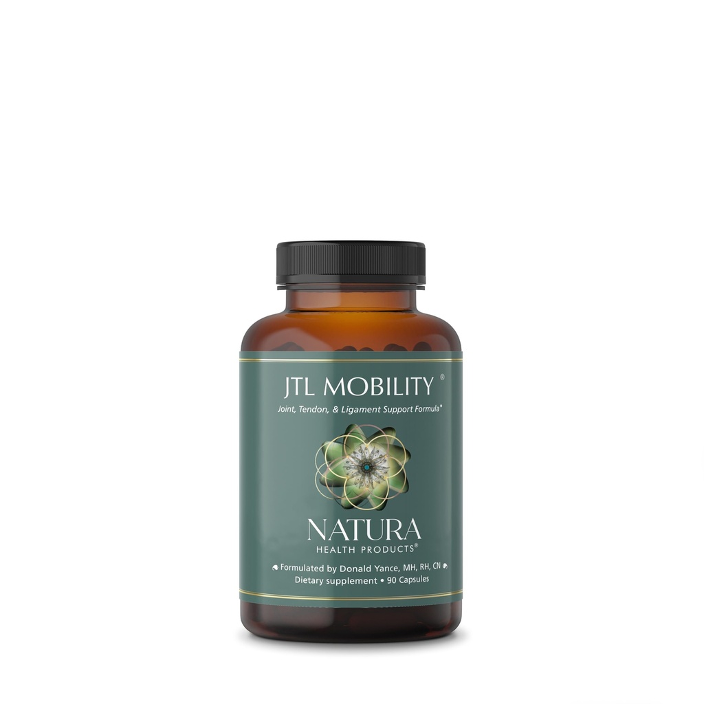 Natura Health Products JTL Mobility Supplement - Υποστηρίζει την υγιεινή κοινή λειτουργία, κινητικότητα και άνεση - με κολλαγόνο, θειική γλυκοζαμίνη, θειική χονδροϊτίνη και λευκή ιτιά (90 κάψουλες)
