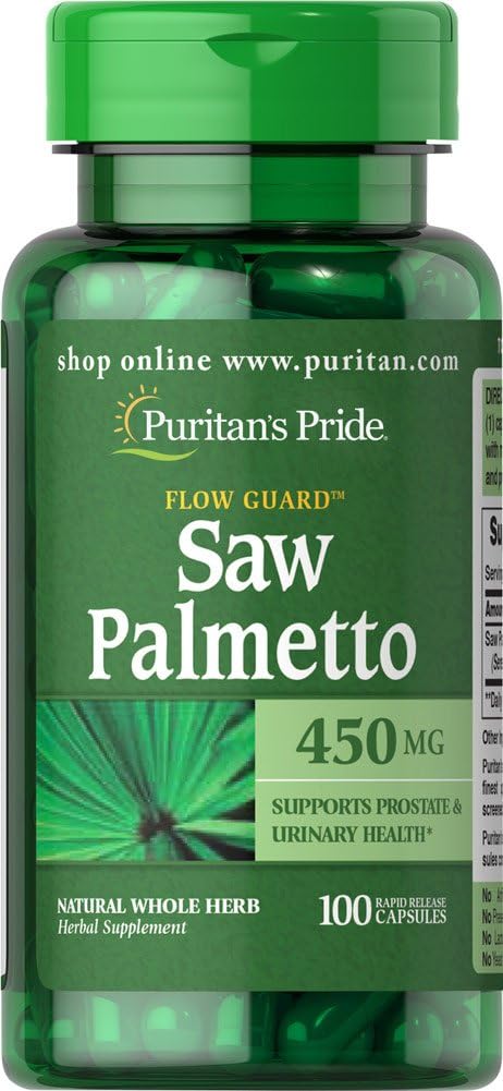 Puritan's Pride Saw Palmetto 450 mg 100 κάψουλες