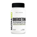NutraBio Quercetin Advanced with Added Vitamin C and Bromelain - Ισχυρό Αντιοξειδωτικό - 90 Κάψουλες