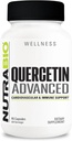 NutraBio Quercetin Advanced with Added Vitamin C and Bromelain - Ισχυρό Αντιοξειδωτικό - 90 Κάψουλες