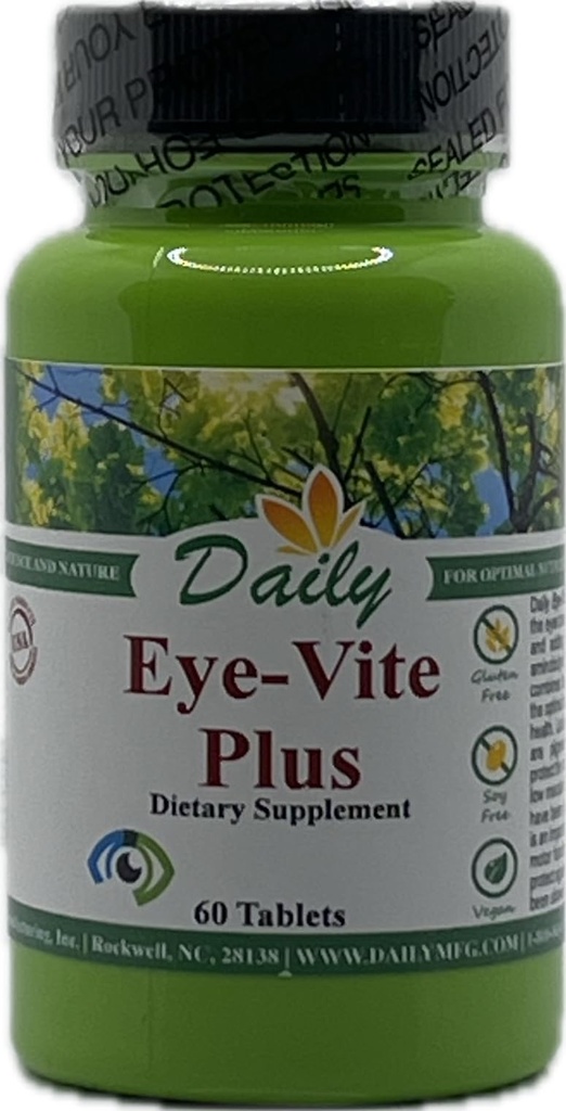 Daily Manufacturing Eye-Vite Plus™ (Vitamin's A, C, E, Zinc, Gamma Aminobutyric Acid (GABA), Lutein, Zeaxanthin & Bilberry)