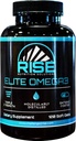 Elite Omega 3 Nutritional Supplement – Omega-3 Fatty Acids Including EPA and DHA – Heart and Immune Support – No Fishy Aftertaste, 120 Softgels