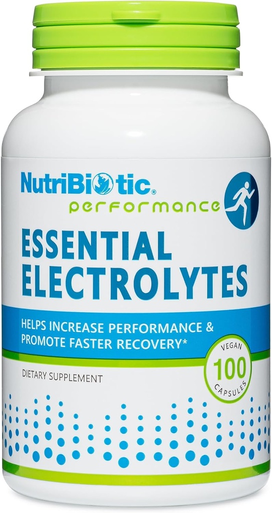 NutriBiotic Essential Electrolytes, 100 κάψουλες Ct 