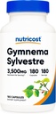 Nutricost Gymnema Sylvestre 3.500mg (20:1 Extract) από 175mg, 180 κάψουλες - Μη ΓΤΟ, Χωρίς γλουτένη, και χορτοφάγους Φιλικούς