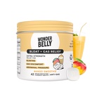 Wonderbelly Bloat + Gas Relief, Extra Strength Chewable Tables, with 125 mg Simethicone, No Talc or Dye, Mango Smoothie, 42 Count