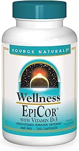 Πηγή Naturals Wellness EpiCor με βιταμίνη D-3 για την αυξημένη ανοσοάμυνα * - 120 κάψουλες