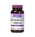 BlueBonnet Beta Carotene C και E Plus κάψουλες χορτοφάγων σεληνίου, 120 κόμης, λευκό