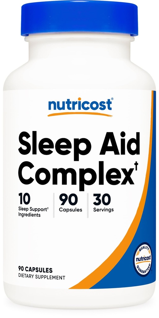 Nutricost Sleep Aid Complex 1330mg Υπηρεσία (90 κάψουλες) - 30 Υπηρεσίες