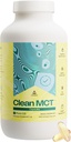 LevelUp Clean MCT Oil Capsules - 100% Caprylic C8 για την Ενέργεια, Εστίαση, Διαχείριση Βάρος, Υγεία Ούρων, Εγκέφαλος Superfuel - Keto συμπλήρωμα για Κετογόνο Διατροφή και Κετόνες - Μη-GMO (280 Count)