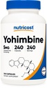 Nutricost Yohimbine HCl 5mg, 240 Κάψουλες Επιπλέον Δύναμη - Χωρίς γλουτένη, Μη ΓΤΟ