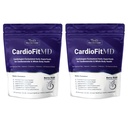 1MD Διατροφή CardioFitMD - Vegan Beets Superfood Keto- Heart Health Powder - Nitric Oxide Supplement - Σκόνη ρίζας τεύτλων για Υγιεινή Πίεση αίματος & Κυκλοφορία - Υψηλή Ποτό Ίνες - 30 Ημέρες (2-Pack)
