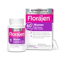 Florajen Γυναικεία Κολπική Προβιοτική - Υγεία στο έντερο, Κολπικό pH Ισορροπία, & Δυσκοιλιότητα Ανακούφιση - Πολυ- Στρες Φόρμουλα με Lactobacillus - Ψύξη για Ικανότητα - 60 Κάψουλες