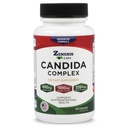 Zenesis Labs Candida Complex Cleanse Detox Caprylic Acid Supplement, Ρίγανο εκχύλισμα, Προβιοτικά, Ένζυμα (60 κάψουλες, 30 ημέρες προσφοράς)