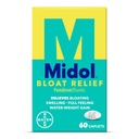 Midol Bloat Relief Caplets with Pamabrom, Relieve Bloating Sσυμπτώματα Πριν και κατά τη διάρκεια της Περιόδου σας, Παρέχει έως 6 ώρες ανακούφισης για τις γυναίκες, 60 Count