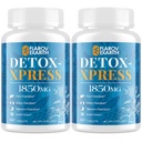 Canna Cleanse, Liver Cleanse Detox & Repair μασώμενα δισκία, συμπλήρωμα γαϊδουράγκαθου γάλακτος, Fast- Acting Body Detox για γυναίκες & άνδρες, τοξίνη Flush για συκώτι, νεφρίτιδα, πέψη και μεταβολισμό, 120 δισκία