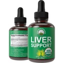 USDA Organic Liver Cleanse Detox & Repair. 6-σε-1 Υγρές σταγόνες με Βιολογικό Γαϊδουράγκαθο Γάλα, εκχύλισμα Artichoke, και πολλά άλλα.