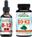 Why Not Natural Energy, Immunity, Mood and Bone Health Bundle B12 + Vegan D3/K2