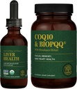 Global Healing Center - Ηπατική Υγεία & CoQ10 & BioPQQ με Κιτ Shilajit - Υγρές Σταγόνες για Υγιή Ροή Αίματος, Εγκεφαλική Κυκλοφορία & Σύνθετη Καρδιά, Υποστήριξη εγκεφάλου για Συγκέντρωση & Εστίαση