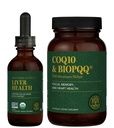 Global Healing Center - Ηπατική Υγεία & CoQ10 & BioPQQ με Κιτ Shilajit - Υγρές Σταγόνες για Υγιή Ροή Αίματος, Εγκεφαλική Κυκλοφορία & Σύνθετη Καρδιά, Υποστήριξη εγκεφάλου για Συγκέντρωση & Εστίαση