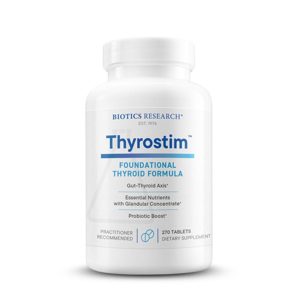 Biotics Research ThyrostimTM– Endocrine & Thyroid Υποστήριξη για γυναίκες & άνδρες–Συμπλήρωμα Ισορροπία Θυρεοειδούς Ορμόνες, Υποστηρίζει Θυρεοειδή Γήρανση, Ενισχύει Μεταβολισμό, Βοήθεια Διέγερση & Νευρικό Σύστημα–270 Δισκία