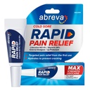 Abreva κρύο επώδυνη θεραπεία Rapid Pain Relief Cream - 1 σωλήνα, 3 γραμμάρια