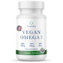 TAHIRO Vegan Omega-3 Softgels - φυτικό συμπλήρωμα με DPA, DHA & EPA - θρεπτικά συστατικά για άνδρες, γυναίκες και έγκυες γυναίκες - Υποστηρίζει την υγεία του εγκεφάλου - προγεννητική & κοινά συμπληρώματα, 1000mg