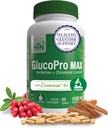 Health Thru Nutrition GlucoPro Max - με 1.500mg βερβερίνη, Chrominex + Chromium, και 1.000mg κανέλα 