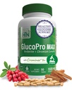 Health Thru Nutrition GlucoPro Max - με 1.500mg βερβερίνη, Chrominex + Chromium, και 1.000mg κανέλα 