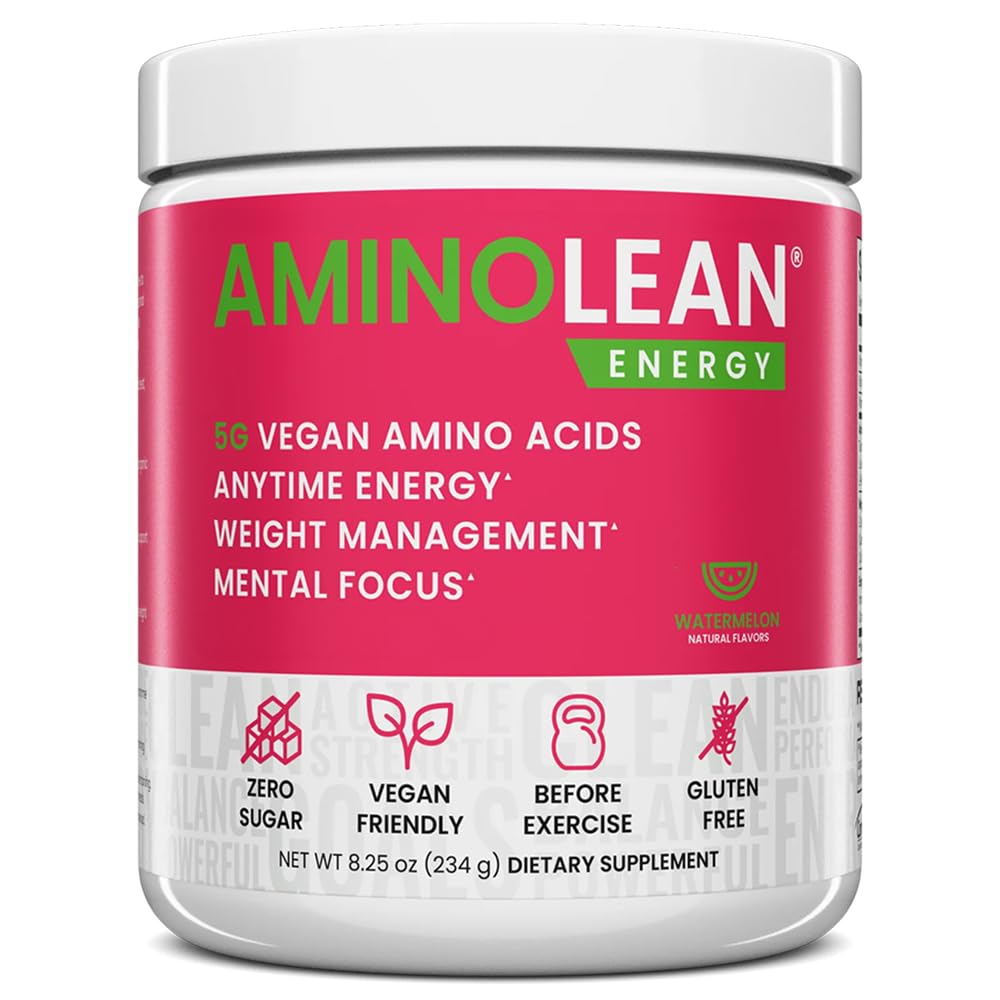 RSP Nutrition AminoLean Pre Workout Powder, Amino Energy & Weight Management με BCAA Amino Acids & Natural Caffeine, Preworkout Boost για άνδρες και γυναίκες, 30 Serv