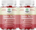 Keto ACV Gummies for Advanced Μεταβολισμός Υποστήριξη με τη μητέρα - Χωρίς ζάχαρη ACV Keto Gummies for Body Cleanse and Detox - Apple Cider Vinegar Detox Συμπλήρωμα για γυναίκες & άνδρες - 120 μάσημα x2