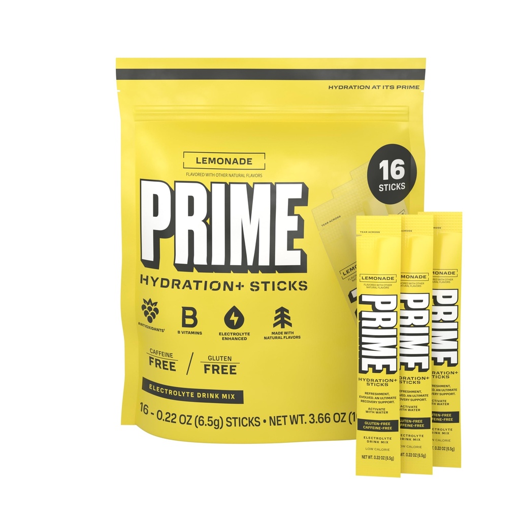 PRIME HYDRATION+ Sticks Λεμονάδα 