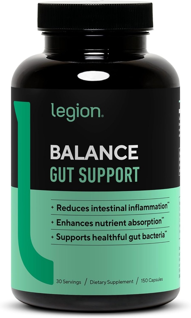 LEGION Balance Gut Support Supplements 30 Servings