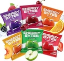 Energy Bytes Caffeine Gummies | Instant Energy Chews for Running, Cycling and Sports Performance | Vegan, Low Sugar | Variety Pack (12-Pack)