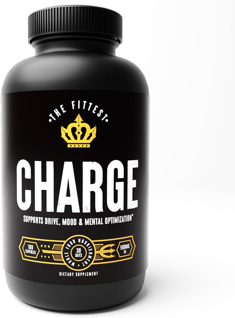 Stimulant Free Nootropic for Peak Mental Performance, Memory, Focus & Calm Alpha Energy (w/Beef Brain, Fish Eggs, Liver…) Charge — “Strength Makes All Other Values Possible” | The Fittest