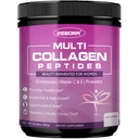 ZEBORA Multi Collagen Peptides Peptides σε σκόνη για γυναίκες – Hydrolyzed Collagen Peptides με D-Mannose & Γυναικεία Προβιοτικά – Υποστηρίζει το δέρμα, τα μαλλιά, τα νύχια, και την ουρολοίμωξη της υγείας, Άγευστη, 35 υπηρεσίες