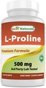 Best Naturals L-προλίνη Amino Acid Dietary Supplement 500 Mg, 120 Count (817716014456)