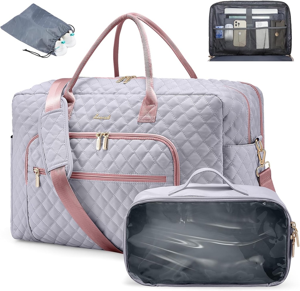 Τσάντα Travel Duffle - Γυναικείο Weekender Carry On Overnight Laptop & Gym Bag Με Καλλωπιστικό / Shoe Pocket, Τσάντα εργασίας νοσοκομείου
