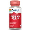 Solaray Ubiquinol CoQ-10 100mg ενισχυμένη απορρόφηση Softgels - Ubiquinol CoQ10 συμπλήρωμα για άνδρες & γυναίκες, συνένζυμο Q10-30 Softgels