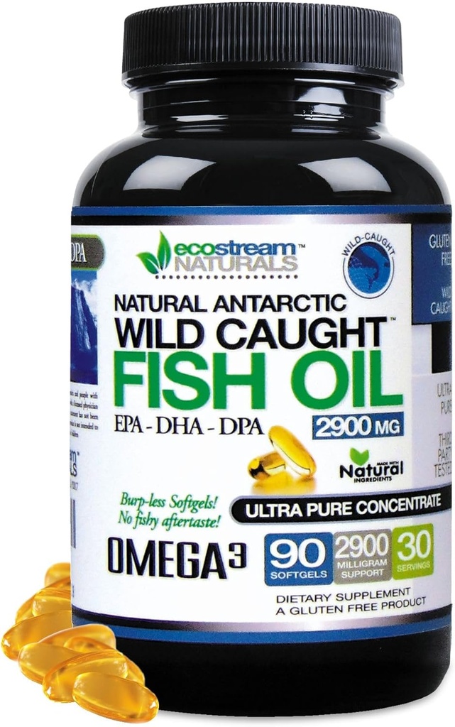 Συμπλήρωμα Omega 3 Fish Oil DPA-EPA-DHA 2.900 Milligrams - Τώρα με ακόμη περισσότερα DPA-EPA-DHA