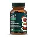 Gaia Herbs Reishi Mushroom - Βοηθά στη διατήρηση ενός υγιεινού ανοσοποιητικού συστήματος & υποστηρίζει την υγεία της καρδιάς - Adaptogen συμπλήρωμα βοτάνων για την υποστήριξη μακροζωίας - 40 Vegan Liquid Phyto-Capsules (40-Day Supply)