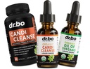 Candi Cleanse & Oregano Oil Drops - Organic Oil of Oregano Drops Liquid & Black Walnut Wormwood - Extra Strength Overgrowth Balance Complex, Natural Oral Gut Cleanser Detox Health Supples