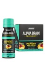 ONNIT Alpha Brain Focus Shot, Tropical Flavor, Nootropic Dietary Supplement Drink που υποστηρίζει την ενέργεια, Focus, και Mood, IGENTM Non-GMO Tested, 2.5 fl oz, 6 Count