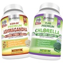 ΝΩΠΑ ΥΓΕΙΟΝΟΜΙΚΑ ΠΡΟΪΟΝΤΑ Ashwagandha KSM 66 και Chlorella Detox Superfood - Bundle