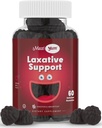 Maxi Health Natural Laxative Gummies for Adults and Kids – Μη-GMO και Vegan Senna Αποσκληρυντής Gummies – Berry Flavor Chewable Laxatives for Constipation Support (60 Count)