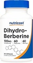 Nutricost Dihydroberberine Capsules (100mg, 60 Capsules) - More Bioavailable Metabolite of Berberine